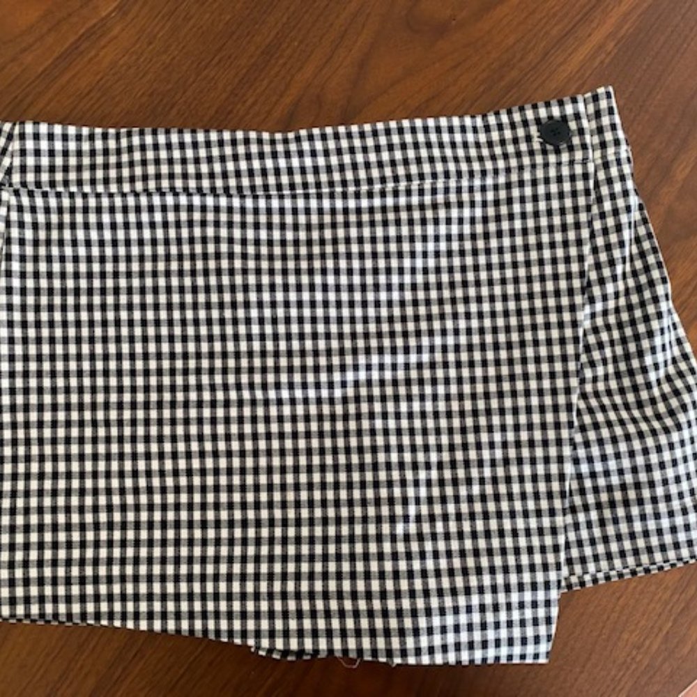 Club Monaco gingham skort (size 6)